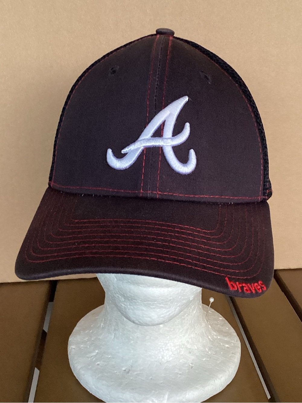 New Era 39Thirty Atlanta Braves FlexFit hat size S/M